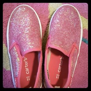 Carter's Pink Glitter Shoes
